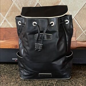 Vera Bradley Black Drawstring Backpack